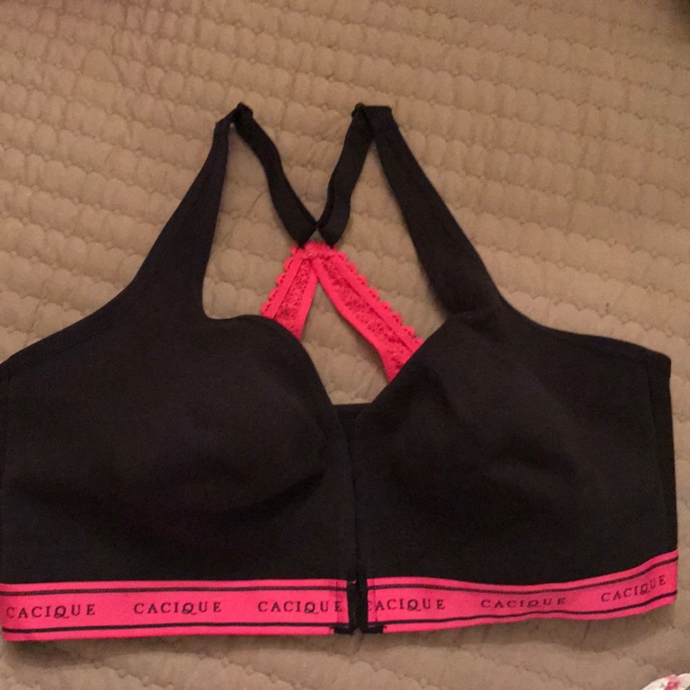 Cacique Bra-Unlined, full coverage, no wire.